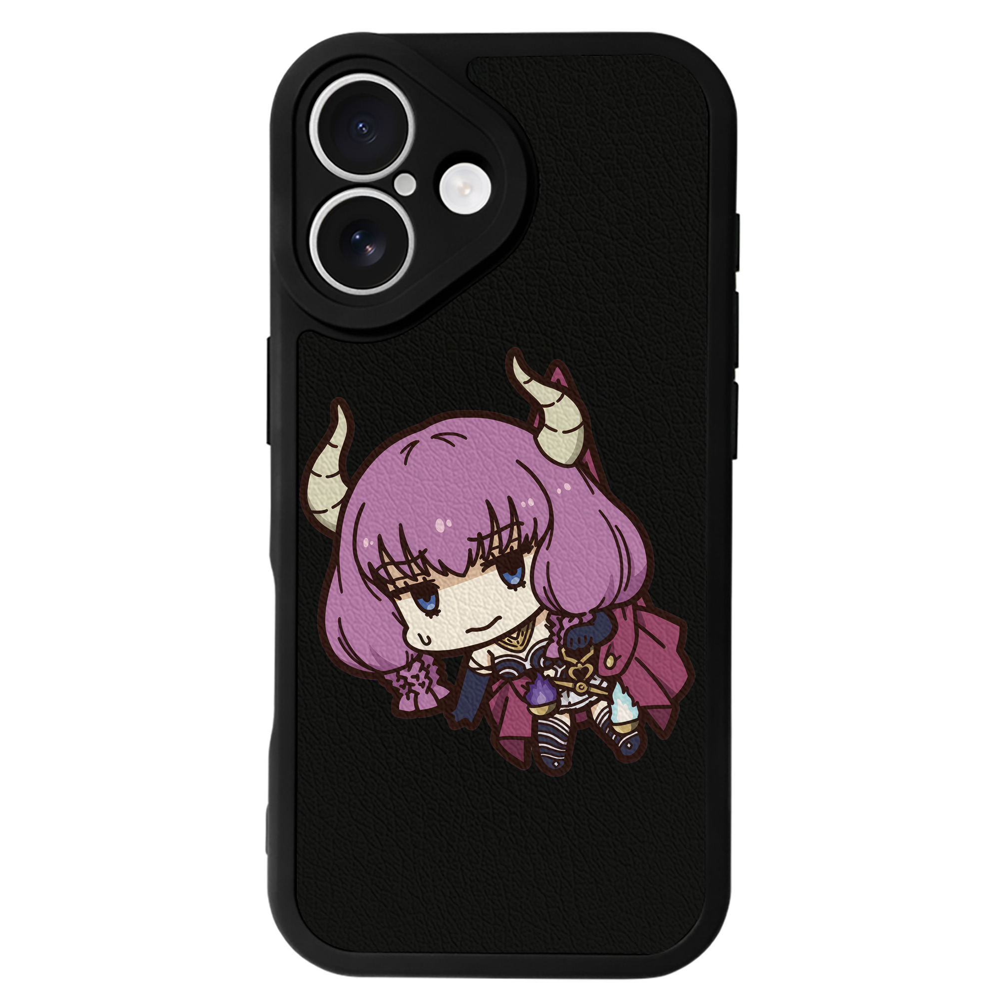 （画像用） 葬送のフリーレン Frieren 【iPhone 16シリーズ対応】シリコンスマホケース（レザー調） 材質：シリコン